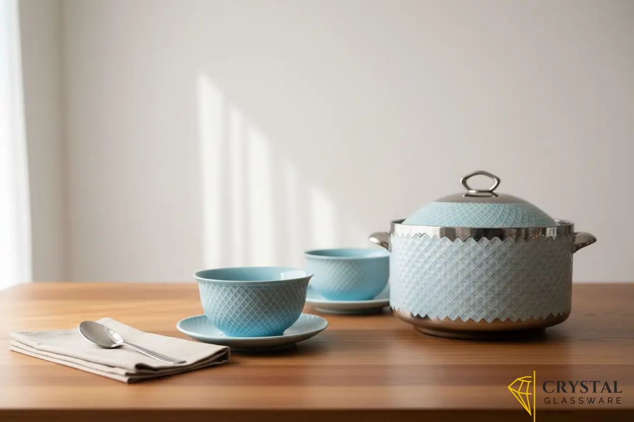 Porecaline Ware Soup Set/6 Person serving set
